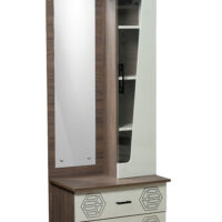 Crystal dressing table with storage