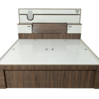 Kraze King size engineered wood bed with box storage