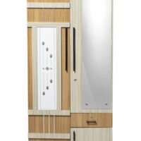 Royce 2 door wooden wardrobe with mirror